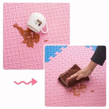 Развивающий коврик из пенопласта PUZZLE 16 шт 120х120 I167