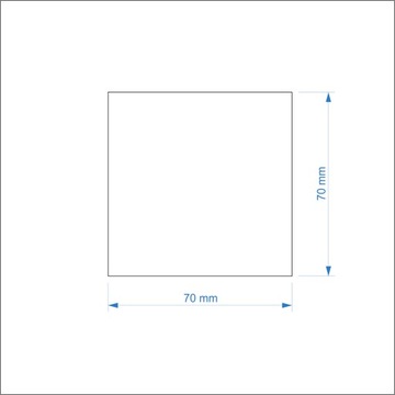 Декоративная квадратная деревянная панель небольшой толщины. 6 мм