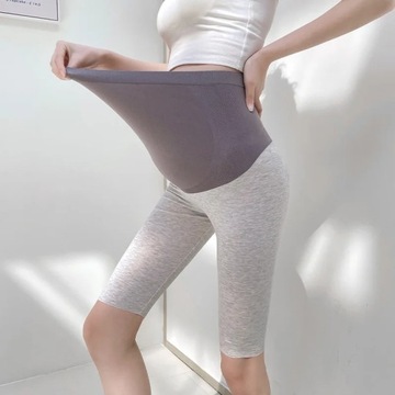 Spodnie ciążowe Spodenki ciążowe spodnie damskie w ciąży legginsy wiosna i
