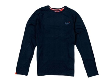 SuperDry sweterek longsleeve unikat klasyk logo L