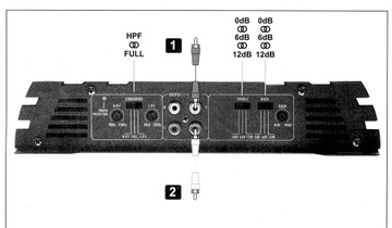 2-канальный автомобильный усилитель Crunch GPX600.2 2x80 Вт RMS на 4 Ом