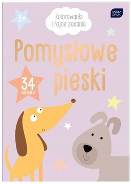 Kolorowanka z naklejkami A4-16 POMYSŁOWE PIESKI