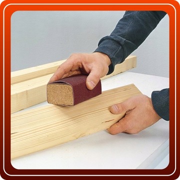 5x НАЛИЧНАЯ БУМАГА Лист на холсте Для разглаживания 230x280мм P240