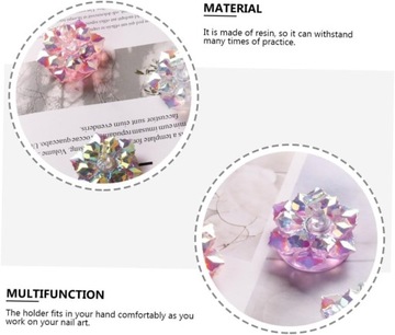 4 шт. подставка для ногтей для практики маникюра, подставка для практики украшения