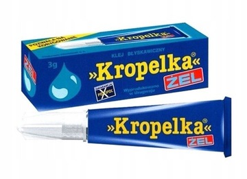 KLEJ KROPELKA 2ml GEL Mocny Błyskawiczny