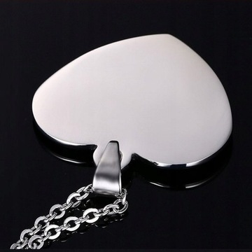 ЖЕНСКИЙ КУЛОН-СЕРДЦЕ С ГРАВИРОВКОЙ ДЛЯ ДРУГА