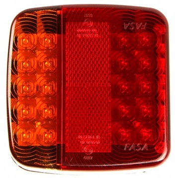 LAMPA TYLNA PRZYCZEPY ZESPOLONA LED DIODOWA LAWETA