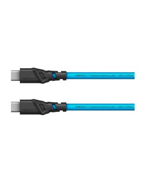 Kabel tethering Mathorn MTC-210 2m 20Gbps 4K 60Hz PD100W USB C-C ArcticBlue