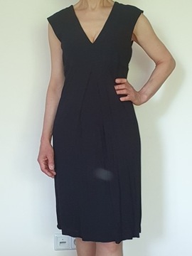 'S MAX MARA czarna sukienka r. M/L oversize (jak NOWA)