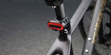 Задний велосипедный фонарь USB LED COB 50лм Датчик СТОП