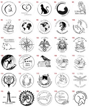 Штамп EX LIBRIS, качество PRO, деревянный штамп