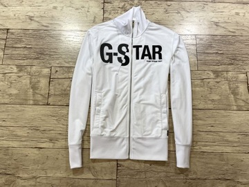 G-STAR RAW Bluza Męska rozpinana biała IDEAŁ M