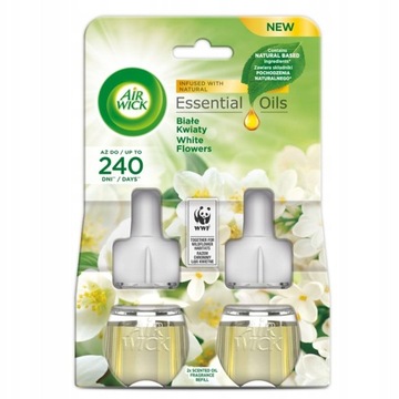 Air Wick Wkłady Do Elektrycznego Odświeżacza Powietrza Białe Kwiaty 2 x19ml