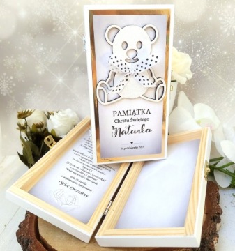 Уникальный сувенир ко СВЯТОМУ КРЕЩЕНИЮ, белый * TEDDY TEDDY