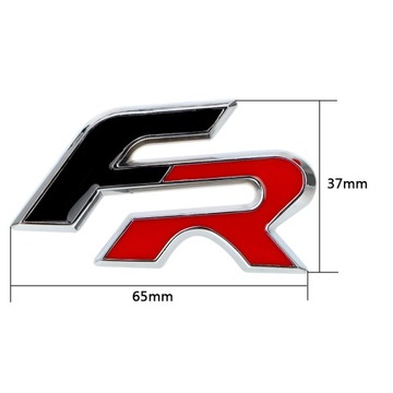 SEAT FR ЭМБЛЕМА ЛОГОТИП НА ЗАДНЕЙ ДВЕРИ ЗНАЧОК бампер крыло хром LEON IBIZA