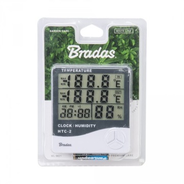 WEWNĘTRZNA STACJA POGODOWA TERMOMETR BUDZIK ZEGAR