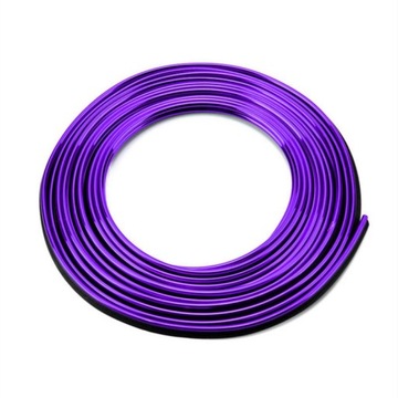 ДЕКОРАТИВНАЯ ТЮНИНГ-ПОЛОСКА ДЛЯ АВТОМОБИЛЕЙ, ПУШАННАЯ, ФИОЛЕТОВАЯ