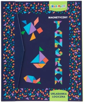 ДЕРЕВЯННЫЕ МАГНИТНЫЕ БЛОКИ ТАНГРАМ МАГНИТНЫЕ ФОРМЫ ПАЗЛ МОНТЕССОРИ