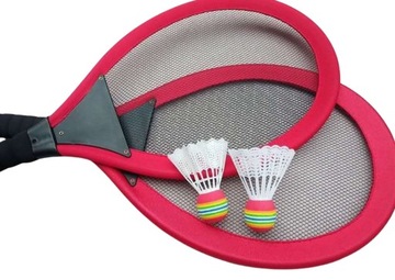 RAKIETKI PALETKI BABINGTON Z LOTKAMI RAKIETY TENISOWE ŚWIECĄCE LED + LOTKI