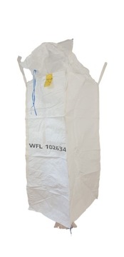 Worek kontenerowy Big Bag 75x95x185cm fartuch/lej zboże ziarno pasza nawóz