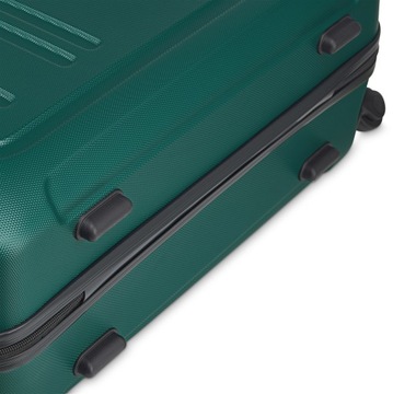 BETLEWSKI stredný kufor na cestovnú batožinu na 4 kolieskach uzatvárateľný na zips