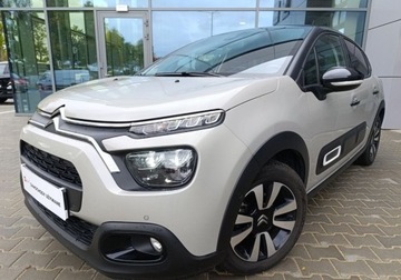 Citroen C3 III Hatchback Facelifting 1.2 PureTech 83KM 2023 Citroen C3 1.2 Benz 83KM SHINE Salon PL Serwis ASO Car Play FV23 AirBump, zdjęcie 1