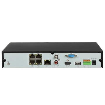 СЕТЕВОЙ NVR РЕГИСТРАТОР IP-МОНИТОРИНГА 9 КАНАЛОВ 4XPOE 8MPx 4K