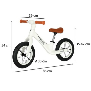 Беговел Trike Fix Balance PRO, белый
