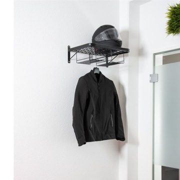 Вешалка для шлема, полка для мотоциклетной одежды для мотоциклиста.