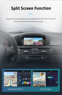 8,9 colio multimedijos ekranas Android 14 BMW E60 E90 CCC su Carplay funkcija, radijas XAD14BMWE60CCC-32 – nuotrauka 9