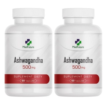ASHWAGANDHA 500 mg SKUTECZNA DAWKA 120kaps