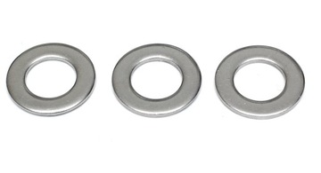 M3 PODKŁADKA NIERDZEWNA PŁASKA INOX 100SZT DIN125