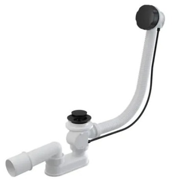 Przelew wannowy automatyczny 800 mm SIMPLE BLACK EXCELLENT AREX.A65BL