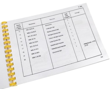 Каталог запчастей для WSK 125 Gil Lelek Bąk