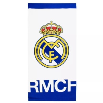 Real Madrid Білий рушник для купання, рушник пляжний 70x140 см (Fast Dry)