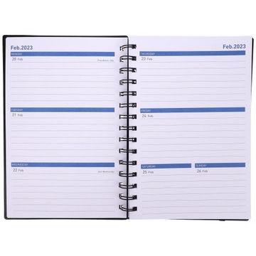 Ежемесячный планировщик Календари Кошелек для ноутбука