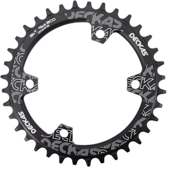 Zębatka Przednia do Roweru NARROW WIDE 34T 96BCD DECKAS Asymetryczna Przód