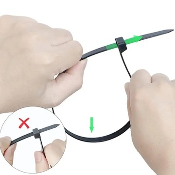 ЗАЖИМЫ, ПРОЧНЫЕ ЗАЖИМЫ, КАБЕЛЬНЫЕ Стяжки, ЧЕРНЫЕ, 4х100мм, 50 ШТ.