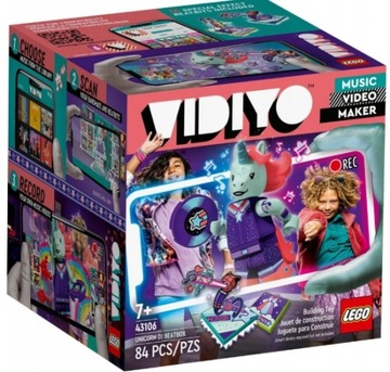LEGO VIDIYO 43106 unicorn dj beatbox