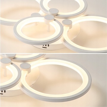 СВЕТОДИОДНЫЙ ПОТОЛОЧНЫЙ СВЕТИЛЬНИК С РЕГУЛИРУЕМОЙ РЕГУЛЯЦИЕЙ БЕЛЫЙ ДЛЯ ГОСТИНОЙ СОВРЕМЕННЫЙ ПУЛЬТ ДИСТАНЦИОННОГО УПРАВЛЕНИЯ 3000K-6500K