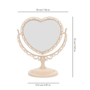 ПОВОРОТНОЕ ЗЕРКАЛО ДЛЯ МАКИЯЖА, СЕРВИСНОЕ, БЕЖЕВОЕ
