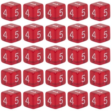 ZESTAW 25 KOSTEK K6 RPG WINO WAMPIRÓW SZEŚCIOŚCIENNA 1,6 CM