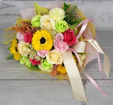 Букет Мыльные Цветы Розы Мыло Подарочное XXL Большой