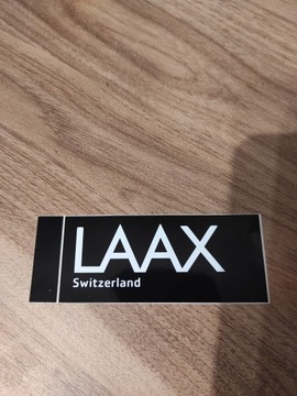 Naklejka na auto snowboard LAAX Burton switzerland