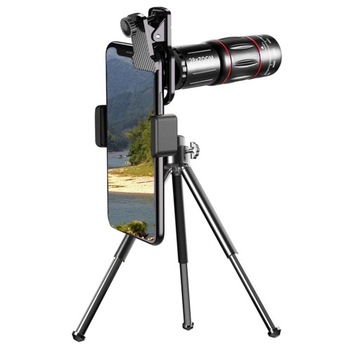 БИНОКЛЯРНЫЙ ТЕЛЕСКОП МОНОКУЛЯРНЫЙ ОБЪЕКТИВ RISCOPE для ТЕЛЕФОНА BAK4 + ШТАТИВ И ЧЕХОЛ