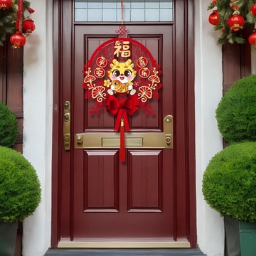 Китайский Новый Год Декоративный Орнамент Висит Настенный Декор Благословение B Стиль