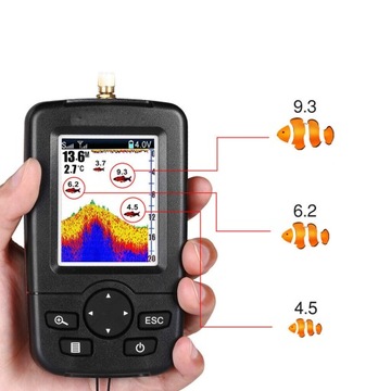 РЫБОПОКОЛОТНЫЙ СОНАР РЫБОДЕТЕКТОР - БЕСПРОВОДНОЙ