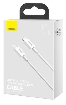 BASEUS KABEL USB-C LIGHTNING DO IPHONE PD 20W 25cm