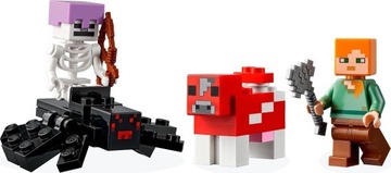 LEGO MINECRAFT BLOCKS 21179 ДОМ В ГРИБАХ ПОДАРОК ​​+ СУМКА НА ДЕНЬ ДЕТИ