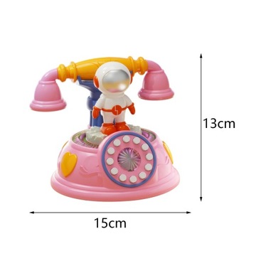 Telefon dla dziecka Zabawka Kreskówka Astronauta Oświecenie Rozwój poznawczy Różowy